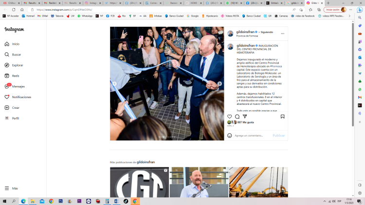 Gildo gana por lo que hace, no por lo que dice