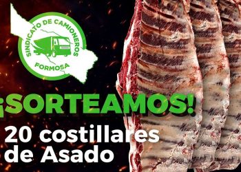 La familia de los camioneros sortea más de 300 kilos de asado