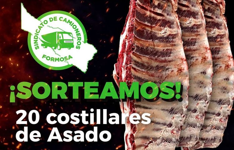 La familia de los camioneros sortea más de 300 kilos de asado