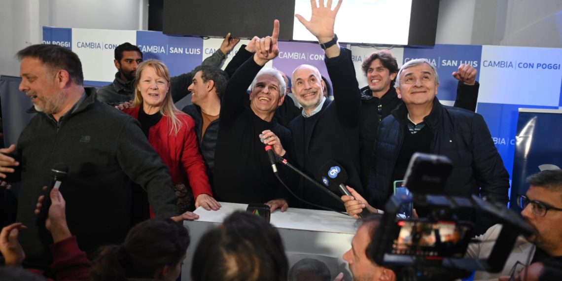 Rodríguez Larreta festejó el triunfo de Poggi en San Luis
