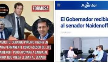 Piñeiro confirmó que es asesor del Senado pero no responde a Naidenoff