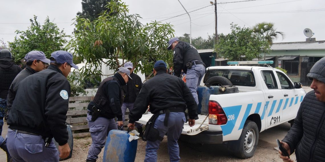 Versión policial del enfrentamiento entre policías y contrabandistas en el barrio Las Orquídeas