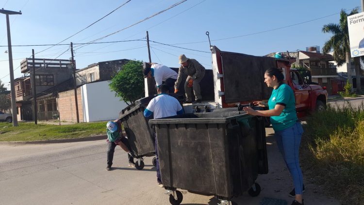 Colocaron nuevos contenedores de basura en diversos sectores de la ciudad