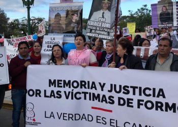 Hubo una nutrida marcha en reclamo de justicia por homicidios no esclarecidos