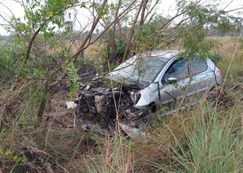 Despiste y choque en la ruta 11 cerca de Cañada 12