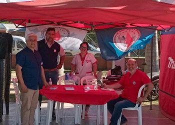 El centro de hemoterapia concientizó sobre donación de sangre en la expo Mansilla