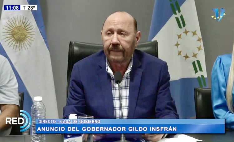 Gildo Insfrán anunció 25% de aumento para empleados públicos