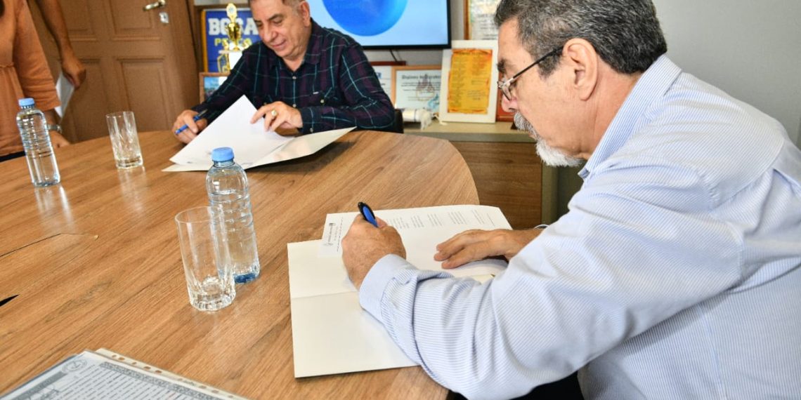 El intendente Jofré firmó un Acta Compromiso con Cetrogar para el mejoramiento de la vía pública