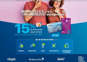 Banco Formosa lanza «Miércoles de Tarjeta» con devolución del 15%