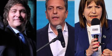 Encuesta: Milei, Bullrich y Massa separados por 4 puntos