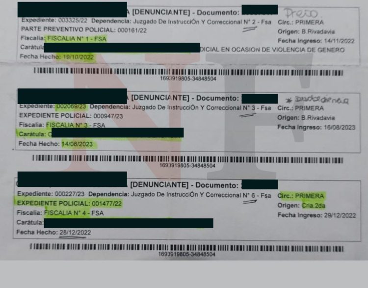 Funcionaria judicial denunció a su ex «hace un año» por amenazas; hoy está con licencia por ese episodio