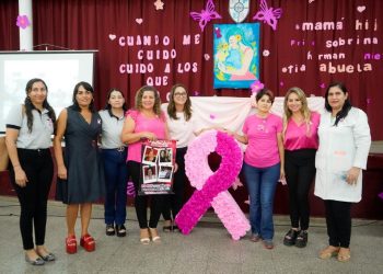 Exitosa charla de concientización sobre cáncer de mama en la EPES 87