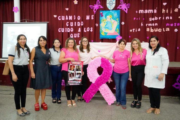 Exitosa charla de concientización sobre cáncer de mama en la EPES 87