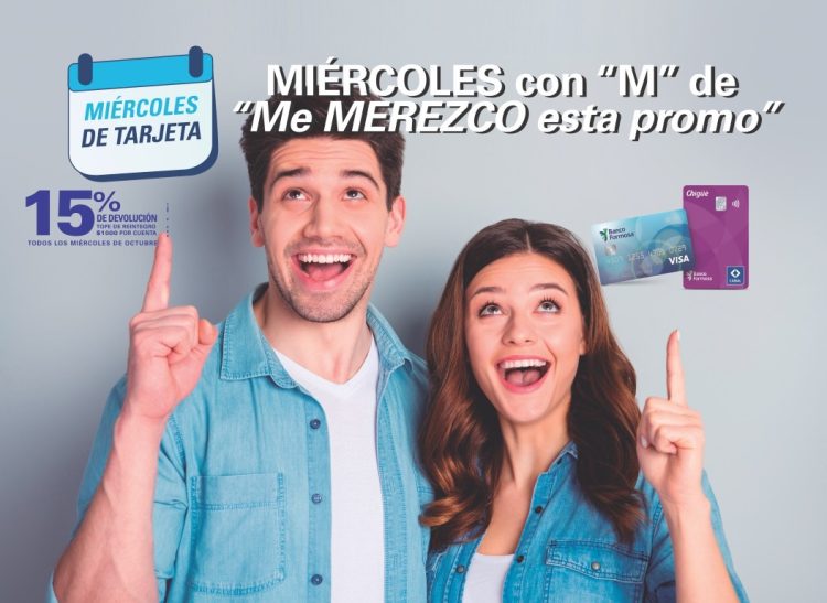 Continúa la promoción con tarjetas del Banco Formosa: todos los miércoles 15% de devolución