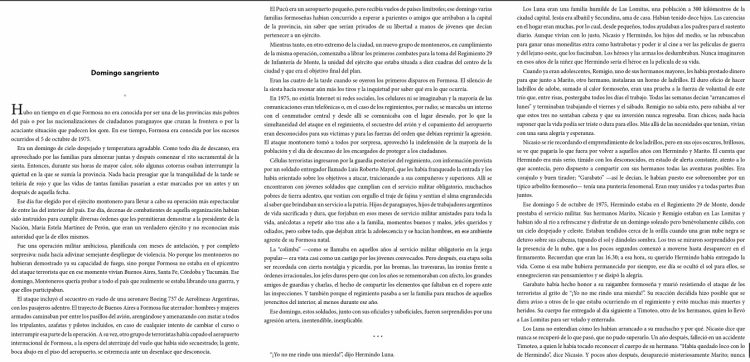 5 de octubre formoseño: un video estremecedor de archivo y lo que escribió Victoria Villaruel