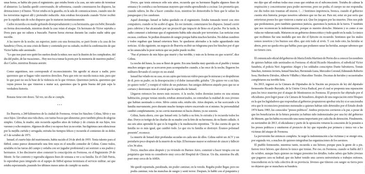 5 de octubre formoseño: un video estremecedor de archivo y lo que escribió Victoria Villaruel