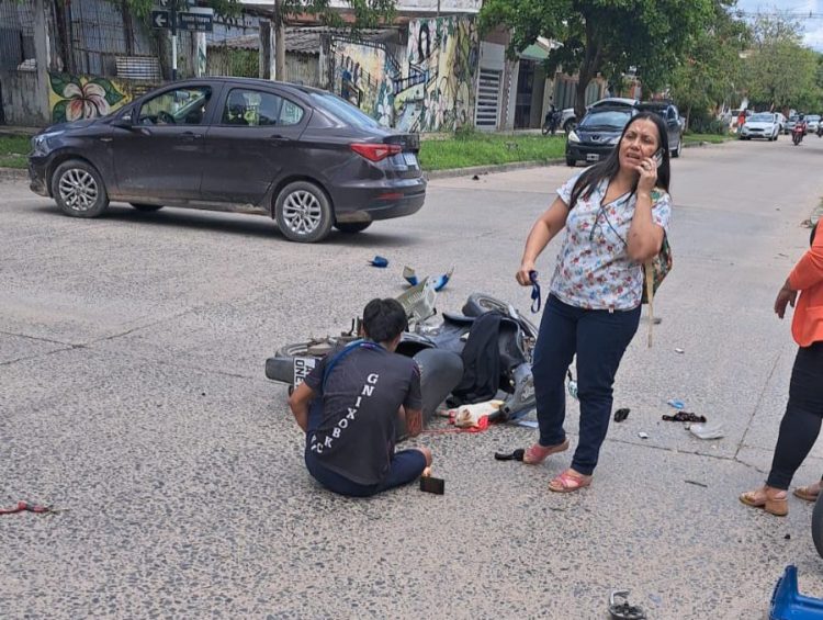 Recién: Choque y milagro
