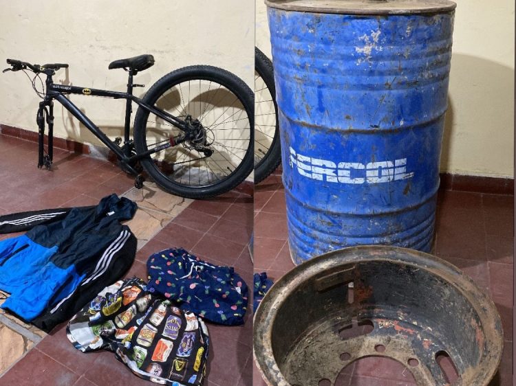 Con 21 años, se dedicaba a hurtar bienes de los patios de vecinos: quedó detenido