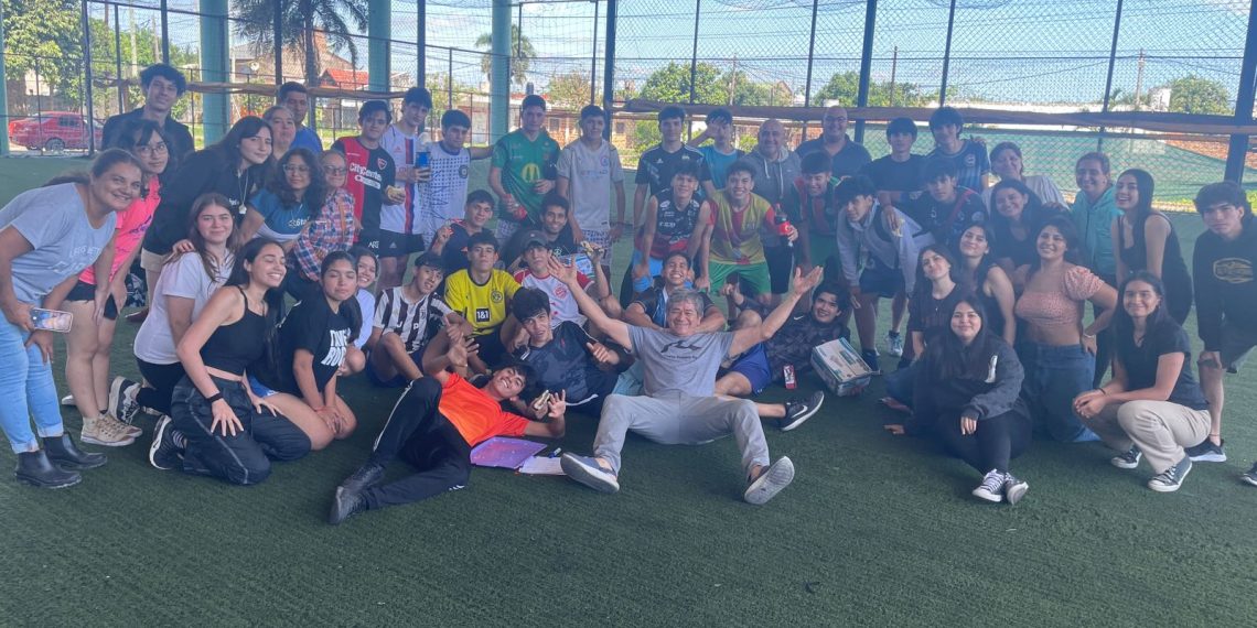 Franciscanos a puro fútbol en “La Nueva Recova”