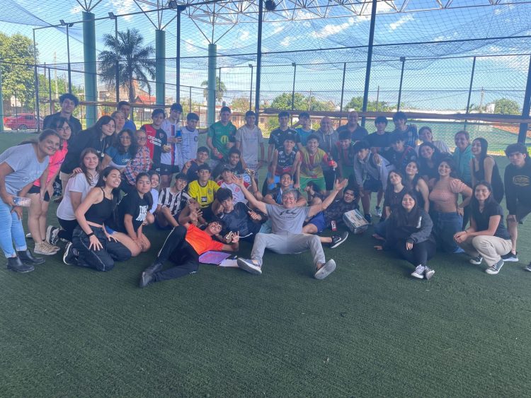 Franciscanos a puro fútbol en “La Nueva Recova”