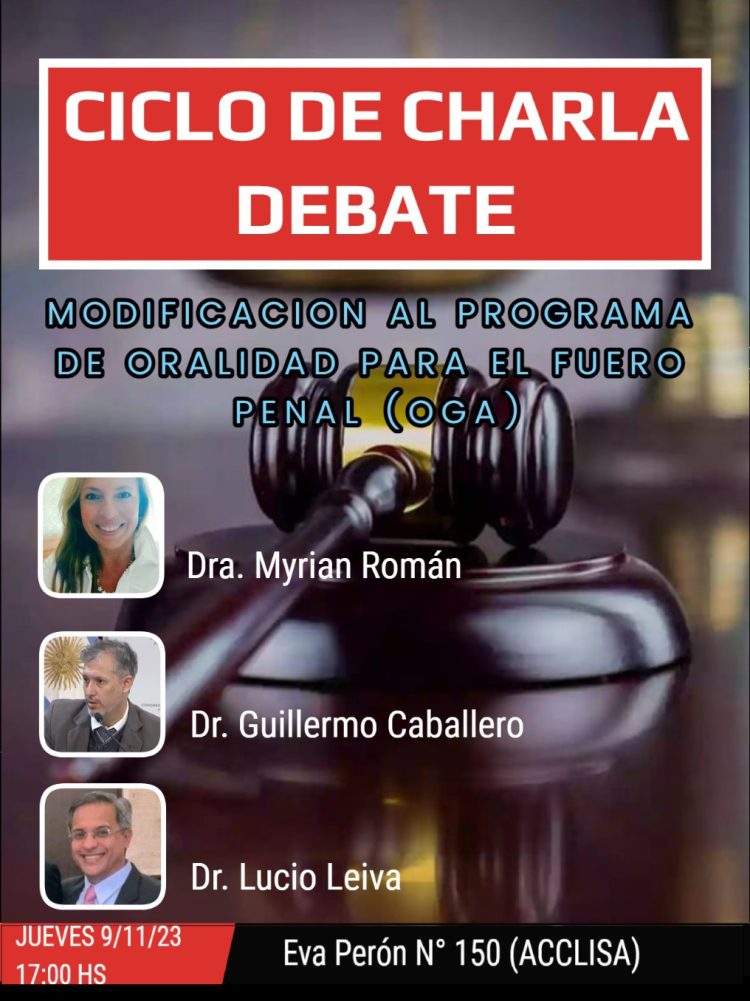 El Club de Litigación realizará una nueva jornada de capacitación