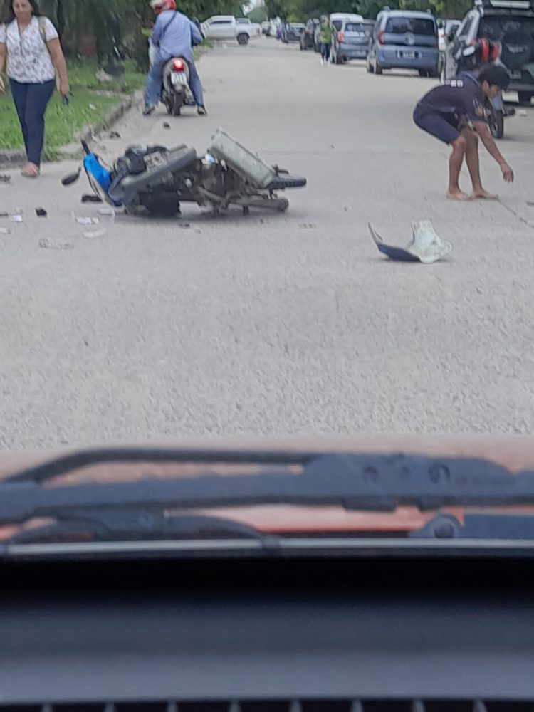 Recién: Choque y milagro