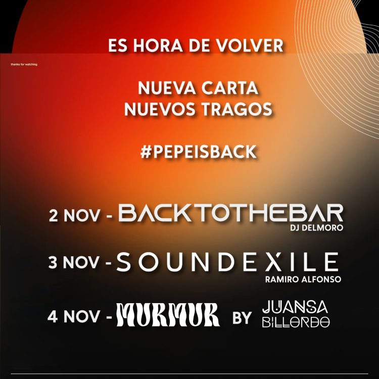 Pepe reabre sus puertas con un fin de semana cargado de estrenos