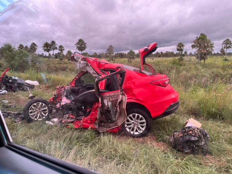 Choque frontal entre dos vehículos sobre la RN 81 dejó como saldo dos víctimas fatales y dos lesionados