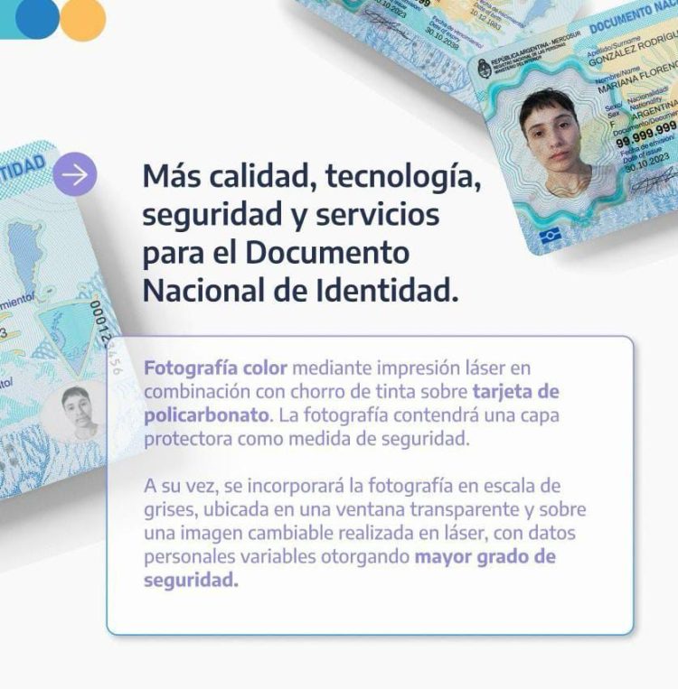 El Renaper lanza el nuevo DNI electrónico con chip según altos estándares internacionales