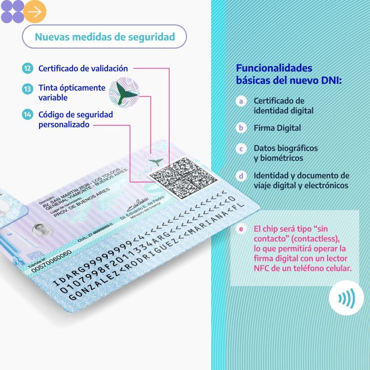 El Renaper lanza el nuevo DNI electrónico con chip según altos estándares internacionales