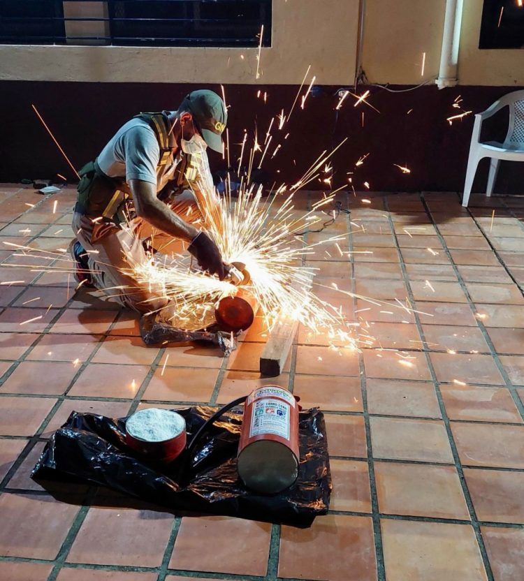 GN detectó dos matafuegos con 21 kilos de ketamina en su interior: hay tres detenidos