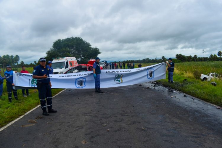 Choque frontal entre dos vehículos sobre la RN 81 dejó como saldo dos víctimas fatales y dos lesionados