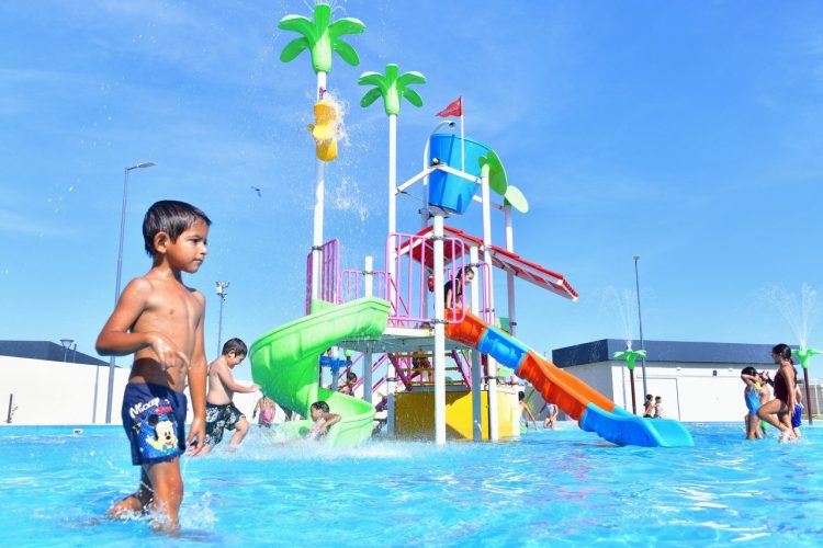Habilitaron la colonia de vacaciones en el “Parque Acuático 17 de Octubre”