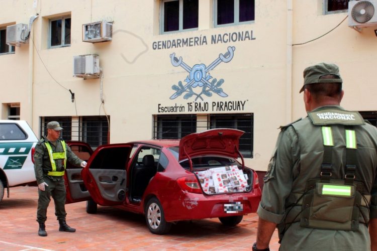 Gendarmería incautó 8.000 atados de cigarrillos ilegales en dos procedimientos
