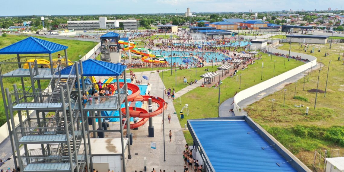 En 5 días, más de 24 mil personas visitaron el Parque Acuático “17 de Octubre”
