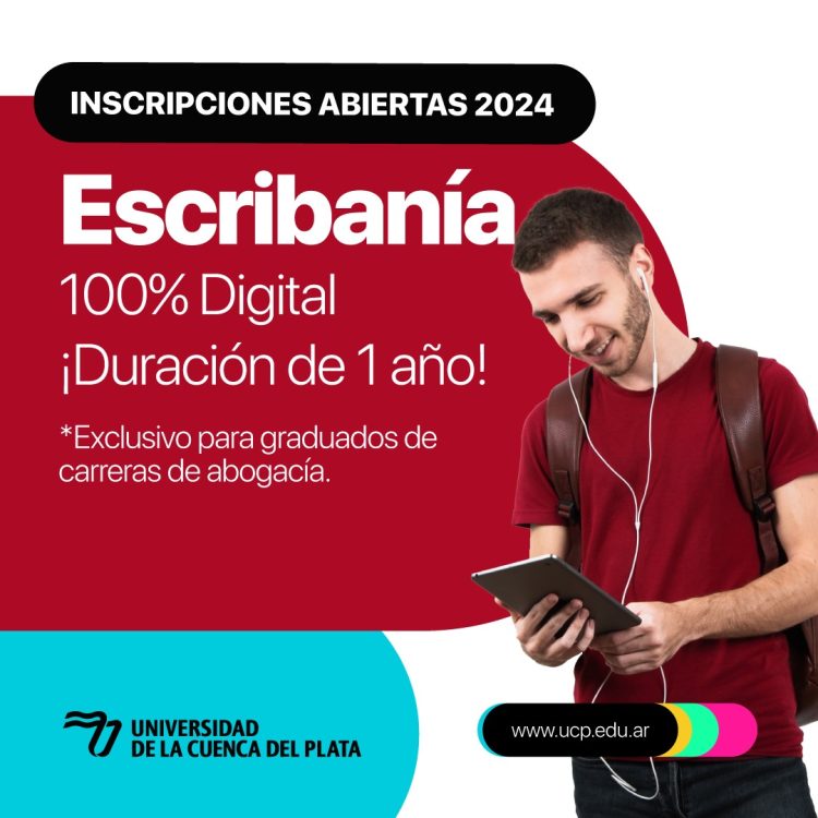 UCP: Continúan abiertas las inscripciones para el cursado de escribanía con duración de un año