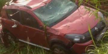 Una familia uruguaya protagonizó un despiste sobre ruta 11: no hubo heridos de milagro