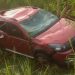 Una familia uruguaya protagonizó un despiste sobre ruta 11: no hubo heridos de milagro