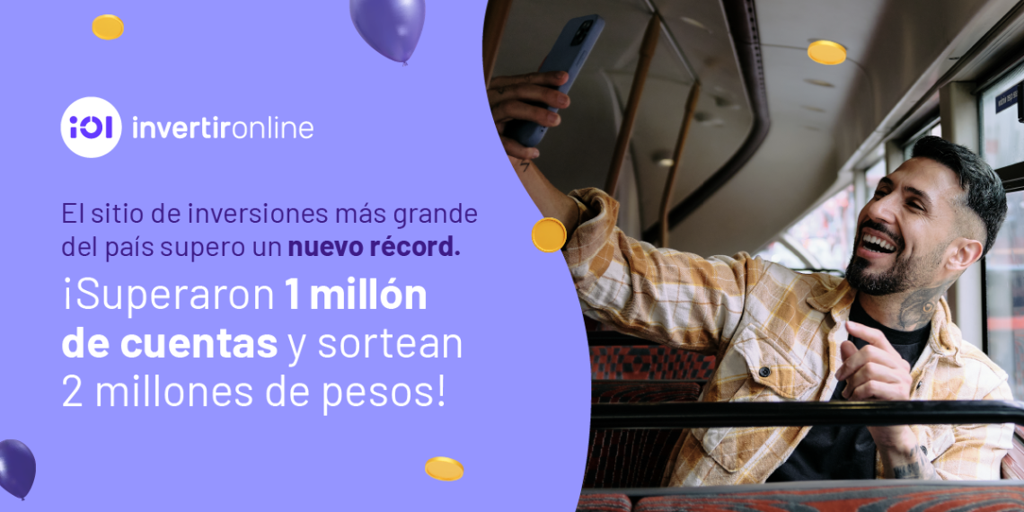 El sitio de inversiones líder en el mercado llega al millón de clientes