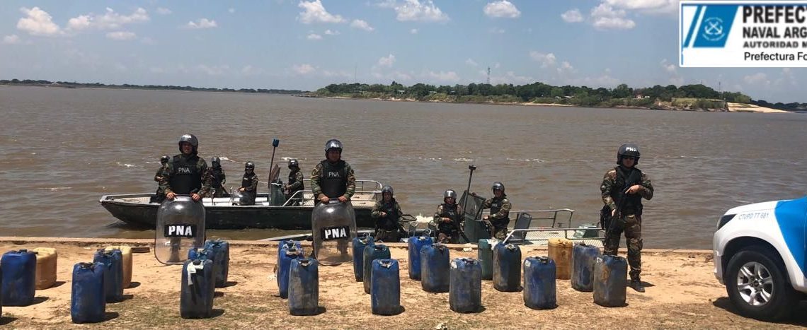 Contrabandistas atacaron a efectivos de Prefectura Naval durante un operativo en El Mangal