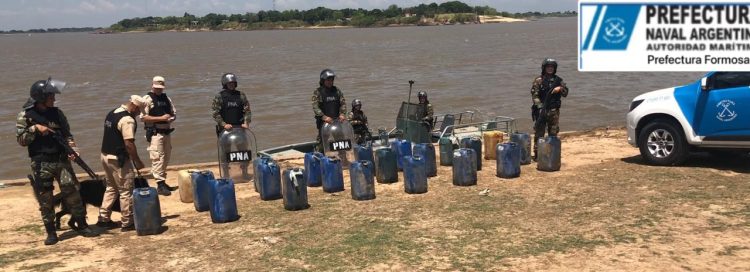 Contrabandistas atacaron a efectivos de Prefectura Naval durante un operativo en El Mangal