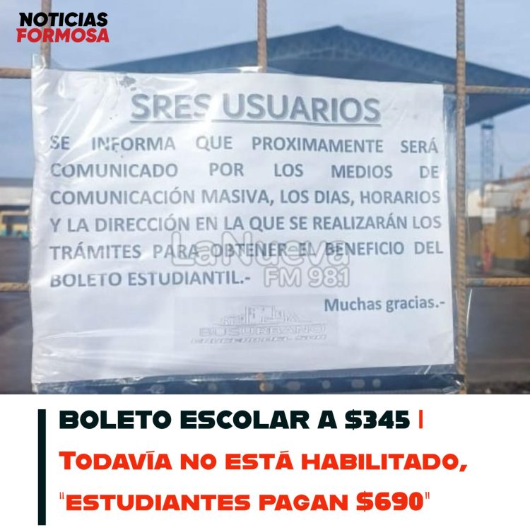 «Es ilegal que los estudiantes paguen boleto normal, deben abonar $ 345», aseguró el concejal Ocampo