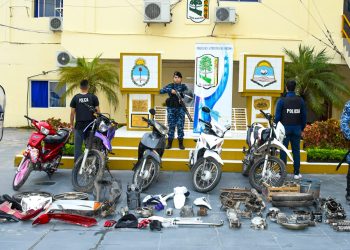 Cinco «motoqueros» detenidos por hacer picadas en la ciudad