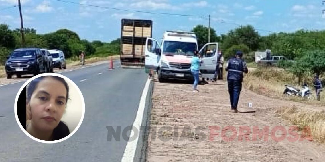 Ibarreta: Una docente perdió el control de su moto, terminó en la banquina y murió