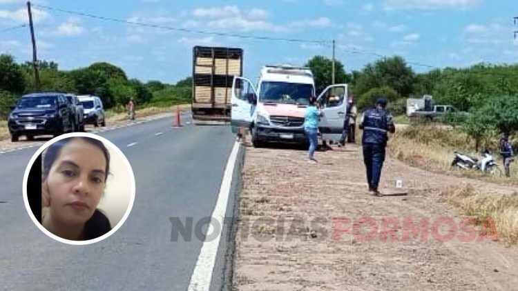 Ibarreta: Una docente perdió el control de su moto, terminó en la banquina y murió