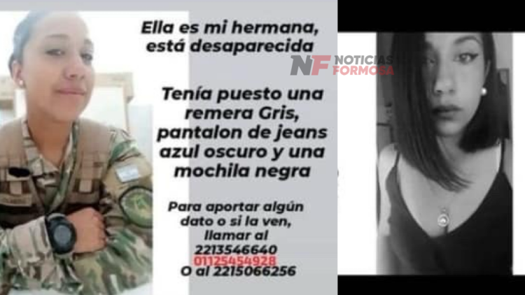 Preocupa la desaparición de una soldado formoseña en La Plata
