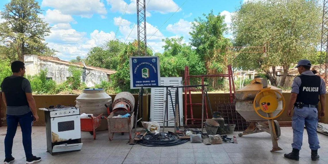 Denunció que robaron herramientas de una obra pero era uno de los autores, quedó detenido