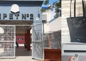 Alumnos de la EPET 2 venden rifas para comprar un aire acondicionado para el aula