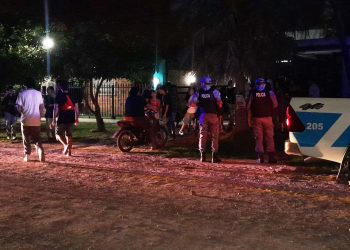La «fiesta privada» duró hasta que llegaron los patrulleros