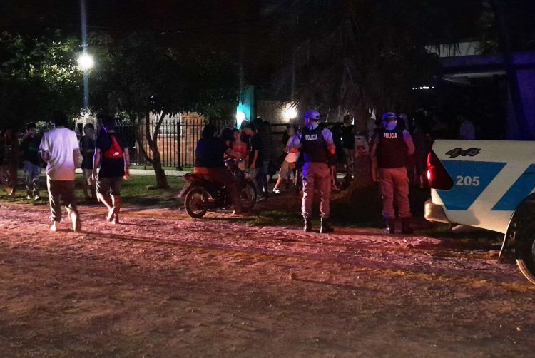 La «fiesta privada» duró hasta que llegaron los patrulleros